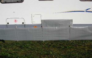 Draught skirts for motorhomes caravans - Cornish Windbreaks